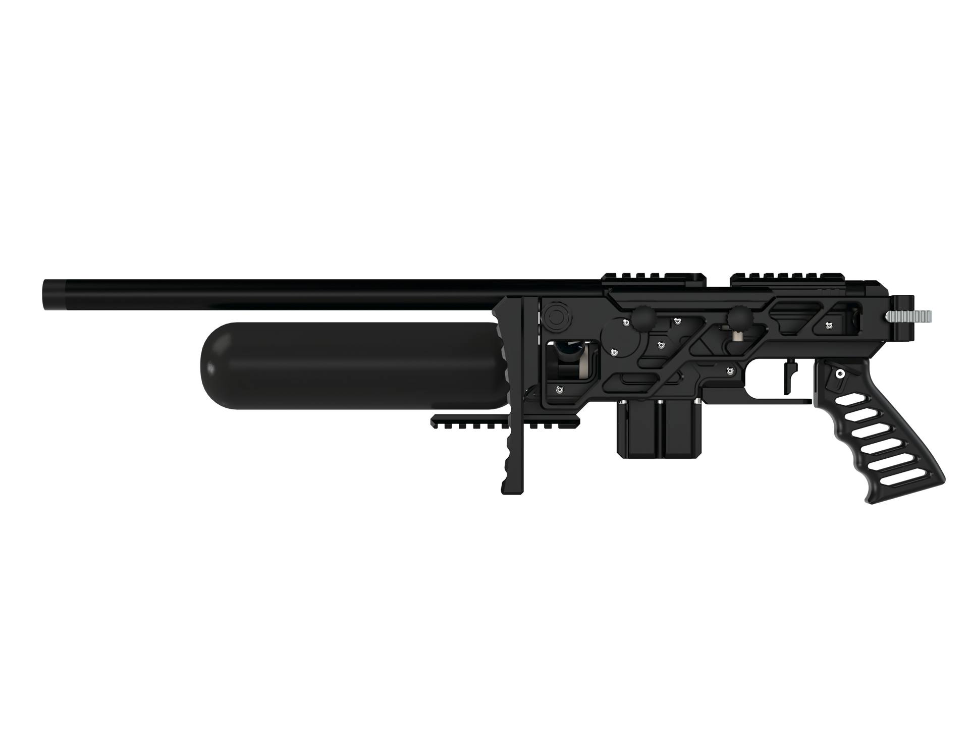 ARBN X1 GEN II with its stock folded